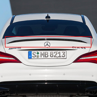 Alerón Mercedes CLA C117 Negro Brillo Spoiler tipo CLA45 AMG