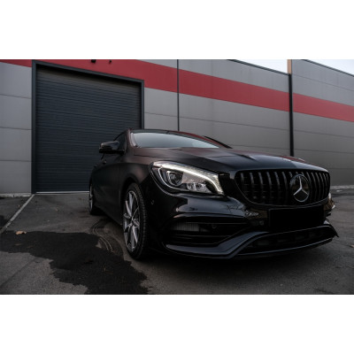 Parrilla frontal Mercedes CLA W117 tipo Panamericana Negra