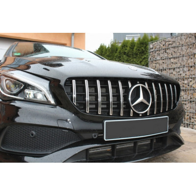 Parrilla frontal Mercedes CLA W117 tipo Panamericana Cromada