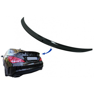 Alerón Mercedes CLA C117 Negro Brillo Spoiler tipo CLA45 AMG