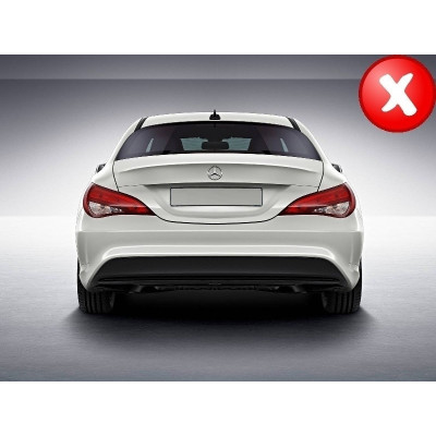 Difusor trasero Mercedes CLA W117 tipo 45 AMG