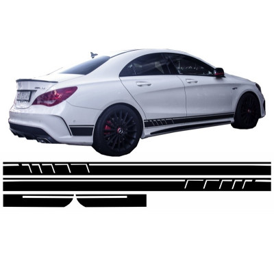 Vinilo lateral AMG Edition Black para Mercedes CLA W117