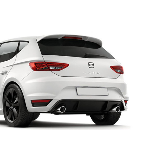 AÑADIDO DE ALERON SEAT LEON CUPRA 5F MK3 2017- NEGRO BRILLO - AMP Motorsport