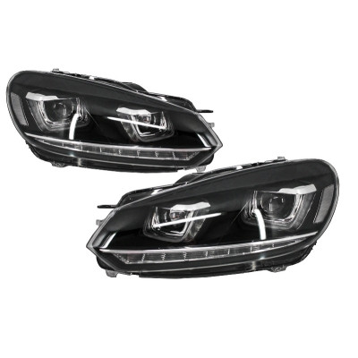 Faros delanteros Volkswagen Golf VI 6 Led Black edition