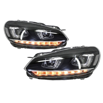 Faros delanteros Volkswagen Golf VI 6 Led Black edition