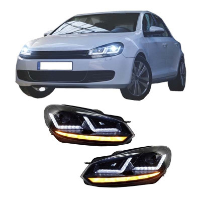 Faros delanteros Xenon Led Osram Volkswagen Golf VI 6