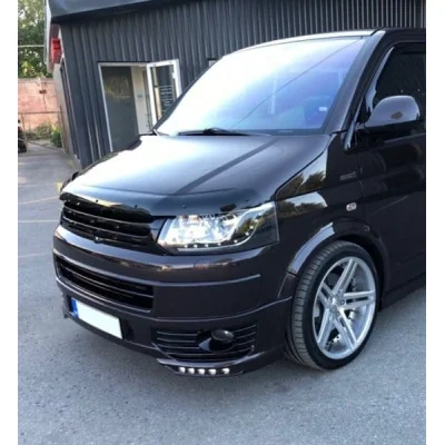 Paragolpes delantero Volkswagen Transporter Multivan Caravelle T5.1 Sportline con Luz diurna