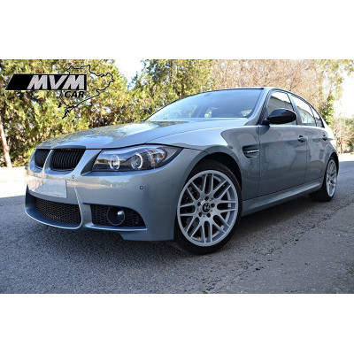 Aletas laterales look M3 para BMW Serie 3 E90 E91 con intermitentes LED