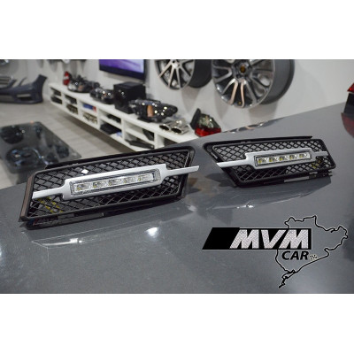 Rejillas de antinieblas con luz diurna BMW Serie 3 E90