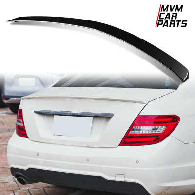 Spoiler Alerón trasero look AMG C63 Mercedes W204 Negro brillo