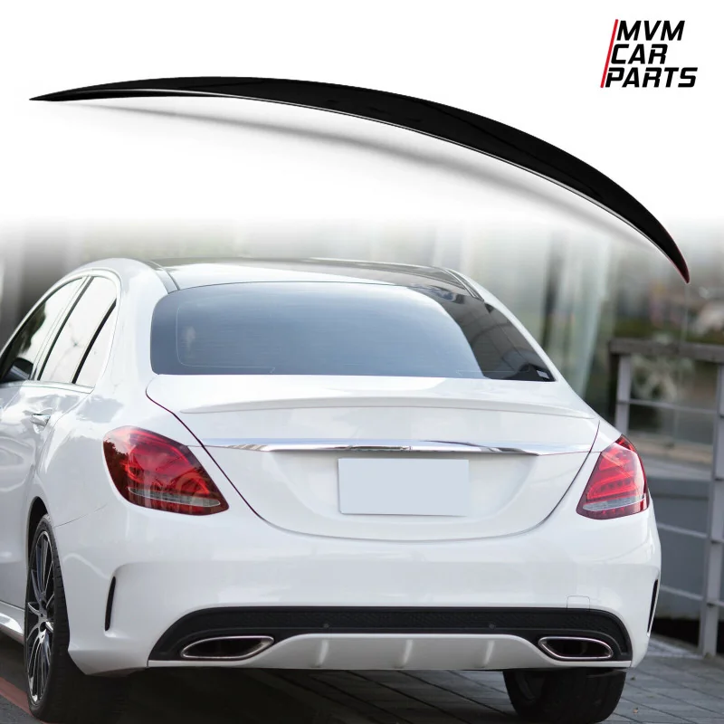 Aleron Mercedes Clase C W205 tipo AMG Negro Brillo