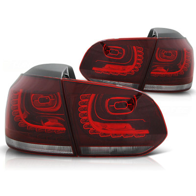 Pilotos traseros LED Volkswagen Golf VI 6 tipo GTI Transparentes