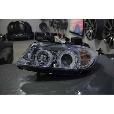 Faros delanteros Angel eyes BMW Serie 3 E90 Chrom