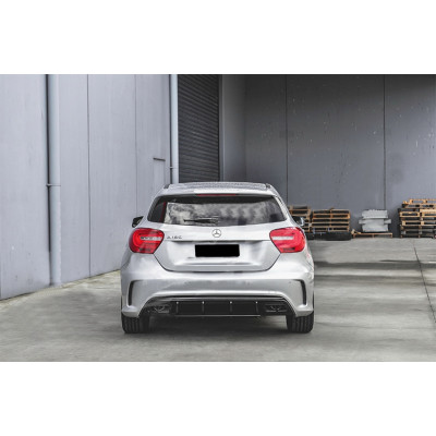 Difusor trasero Mercedes Clase A W176 tipo 45 AMG Black edition