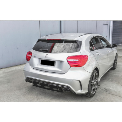 Difusor trasero Mercedes Clase A W176 tipo 45 AMG Black edition