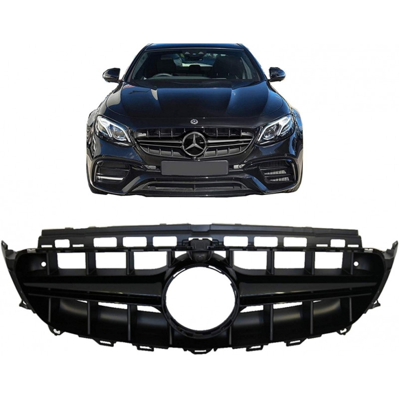 Parrilla para Mercedes Clase E W213 look E63 Negra