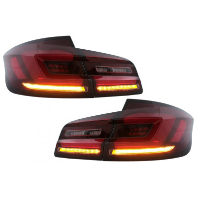 Pilotos traseros Full Led BMW Serie 5 F10 Secuenciales Ahumado Rojo