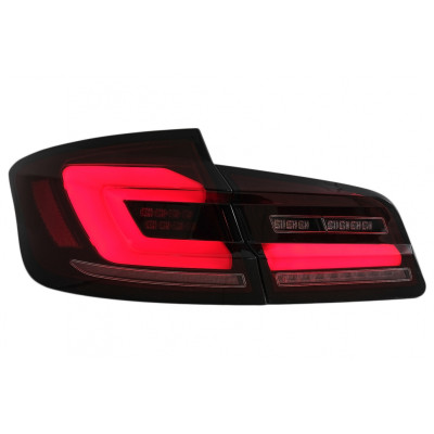 Pilotos traseros Full Led BMW Serie 5 F10 Secuenciales Ahumado Rojo