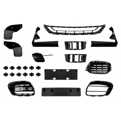 Kit de Carrocería para Mercedes Clase S W222 Facelift look S63 AMG