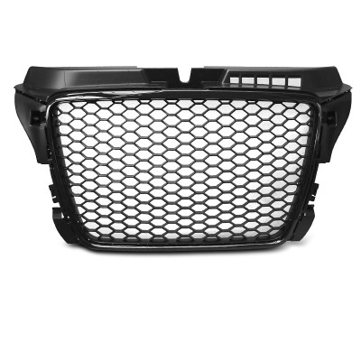 Parrilla delantera Audi A3 8P 08-12 look RS3 Negro Brillo