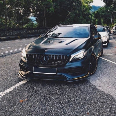 Parrilla frontal Mercedes Clase A W176 tipo Panamericana