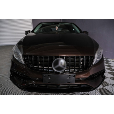 Parrilla frontal Mercedes Clase A W176 Facelift tipo Panamericana Negra