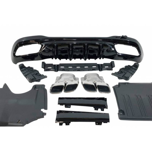 Difusor trasero Mercedes Clase C W206 Look C63 AMG
