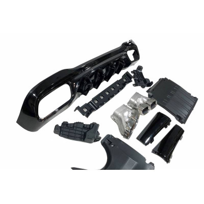 Difusor trasero Mercedes Clase C W206 Look C63 AMG