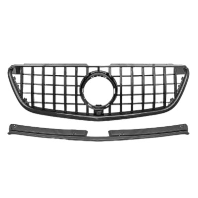 Parrilla delantera para Mercedes Clase VITO W447 look GTR Panamericana Negra