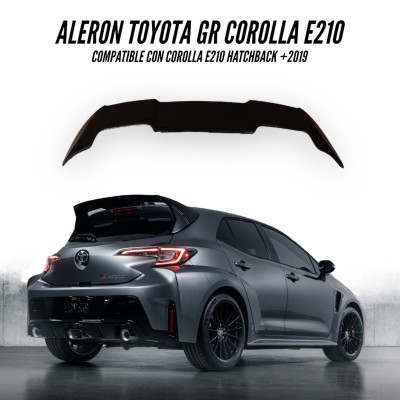 Aleron trasero Toyota Corolla GR Look Negro Brillo