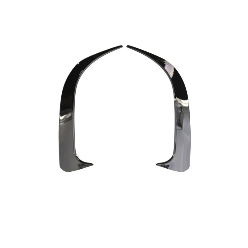 Aletines de paragolpes trasero Mercedes CLA AMG Negro Brillo