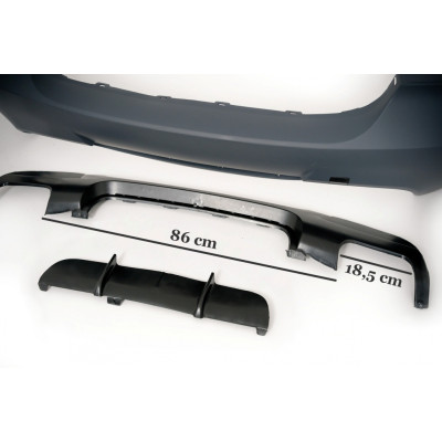 Kit Carrocería M Performance look LCI para BMW E90 2005-2008 con Difusor Performance