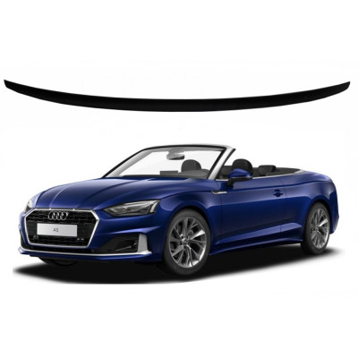 Aleron spoiler trasero para Audi A5 B9 Cabrio Negro Brillo