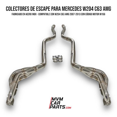 Línea de Escape para Mercedes C63 AMG W204