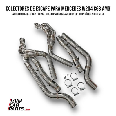 Línea de Escape para Mercedes C63 AMG W204