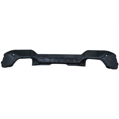 Difusor trasero con Salidas de escape para BMW X3 G01 Look M Negro Brillo