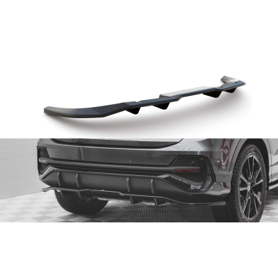Difusor trasero Audi Q3 Sportback Sline Negro Brillo