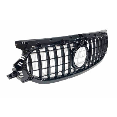 Parrilla delantera para Mercedes GLA H247 +2020 GT Panamericana Negra con Paragolpes Estandar