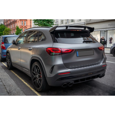 Aleron trasero para Mercedes GLA H247 +2020 Look GLA45 AMG Negro Brillo