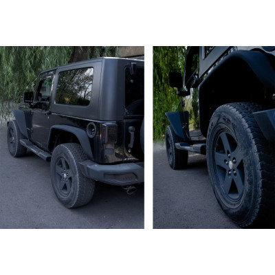 Guardabarros Aletines traseros para Jeep Wrangler y Rubicon JK 2007-2017