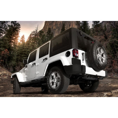 Sistema de escape completo Axle-Back para Jeep Wrangler Rubicon JK 2007-2017