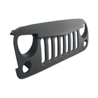 Rejilla central para JEEP Wrangler / Rubicon JK 2007-2017 Look Angry Bird Negro mate