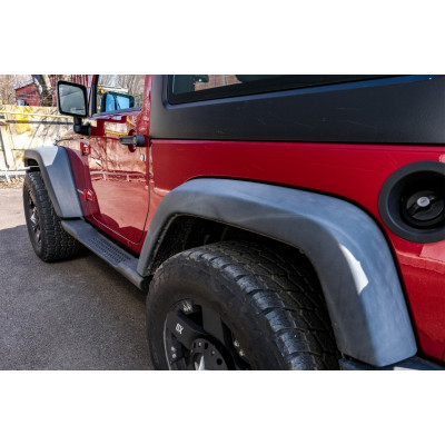 Estribos laterales para Jeep Wrangler Rubicon JK 2007-2017 2 Puertas