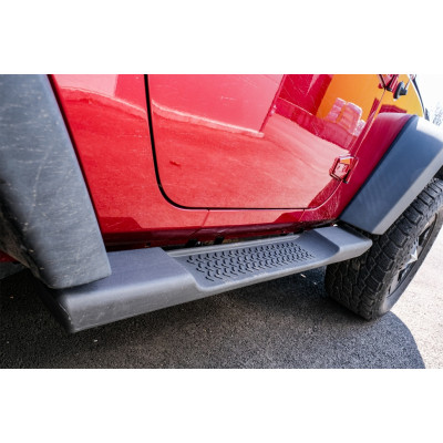 Estribos laterales para Jeep Wrangler Rubicon JK 2007-2017 2 Puertas