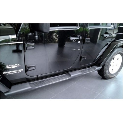 Estribos laterales para Jeep Wrangler Rubicon JK 2007-2017 4 Puertas