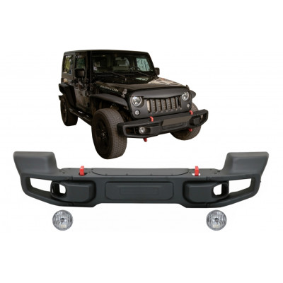 Paragolpes delantero Metálico JEEP Wrangler / Rubicon JK 2007-2017 10º Aniversario Estilo Hard Rock