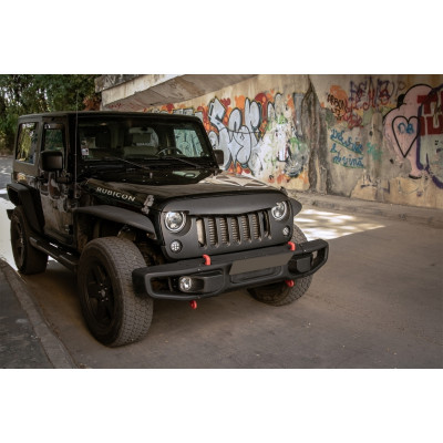 Paragolpes delantero Metálico JEEP Wrangler / Rubicon JK 2007-2017 10º Aniversario Estilo Hard Rock