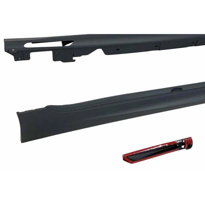 Botas Traseras (Diffusor) Estilo M Performance Para BMW Serie 3 G20/G21 - ABS Negro Brillante | STM