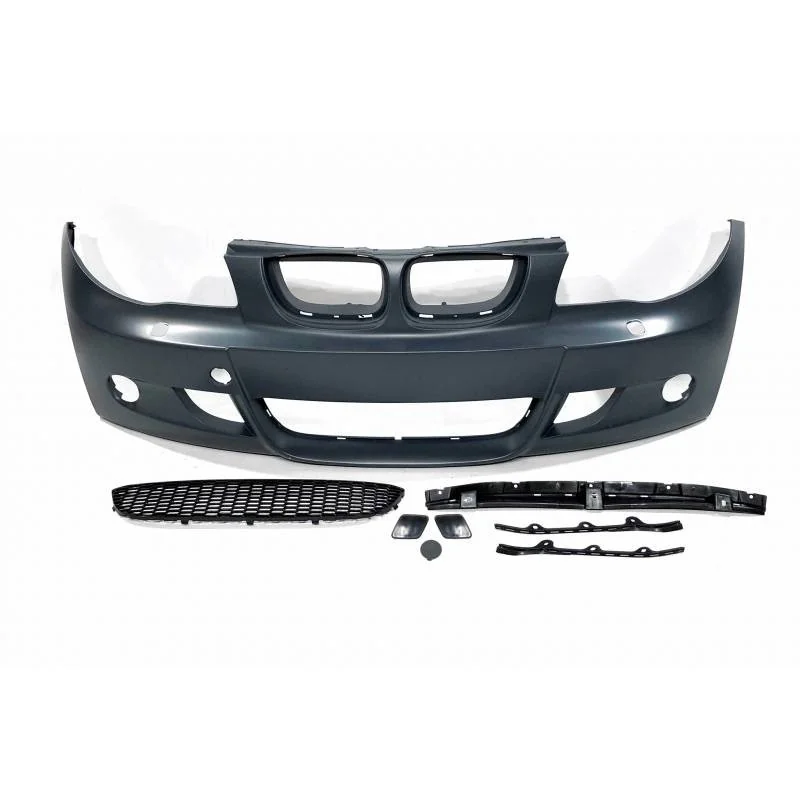 Auto-Bra Bonnet Bra For BMW 1 Series (E81, E82, E87, E88, 2004-2011) - Black Stoneguard Protector