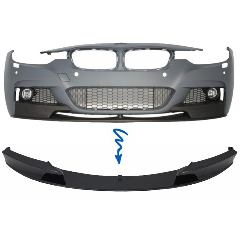 Añadido delantero Negro Piano BMW Serie 3 F30 F31 M Performance